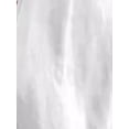 thumbnail image 4 of Lumento Womens Side Slit Maxi Shift Dress V-Neck Loose Dresses Ladies 3/4 Sleeve Cotton Linen Long Dress White 2XL, 4 of 5