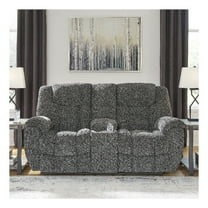 Signature Design by Ashley Furniture Foreside Charcoal Reclining Loveseat