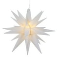 thumbnail image 2 of Northlight LED Lighted Moravian Christmas Star Decoration - 12" - Warm White -  10' Clear Wire, 2 of 4
