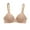 Khaki, variant on Womens Bras No Underwire Full Support Glossy Comfortable Breathable Bra Underwear No Rims Oversized Alluring Wireless Everyday Bras Pink 40C
