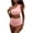 Pink, variant on Purcolt Women's 2 Piece Scalloped Monokini Swimsuit Trendy One Shoulder Wide Straps Swim Top with High Waisted Bottom Bathing Suit Swimwear
