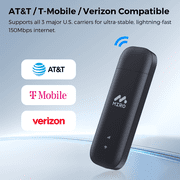 MIRO UFI 4G LTE USB WiFi Dongle Plug & Play Portable Hotspot, 150Mbps Speed, Dual SIM/SD Slots