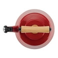 thumbnail image 2 of Rachael Ray 2-Quart Enamel on Steel Whistling Teakettle, Red Shimmer, 2 of 4