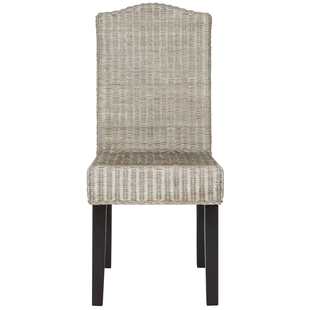 SAFAVIEH Odette 19''H Wicker Dining Chair Antique/ Grey