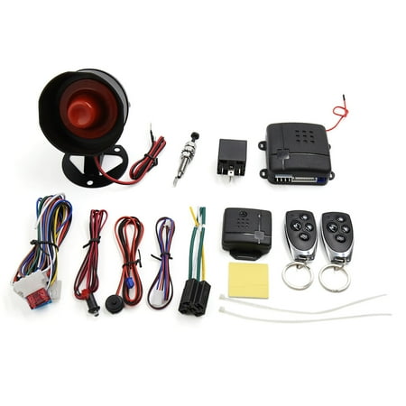 1-Way Car Vehicle Burglar Alarm System Keyless Entry Security