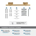thumbnail image 4 of Amerock Bronx Champagne Bronze 9 inch (229mm) Towel Bar, 4 of 7