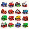 thumbnail image 6 of Godderr 4 PCS Kids Car Toys,Boy Fire Truck Toy Police Car Alloy Car Toys Toddler Car Toys 2.4*2*1.8in, 6 of 6