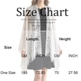 thumbnail image 3 of OIOLOYJM Lace Shawls for Women Elegant Casual Evening Wedding Wraps Summer Trendy Soft Party Costume White, 3 of 4