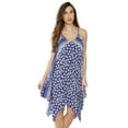 thumbnail image 1 of Just Love Handkerchief Hem Summer Dresses (Radiant Rose - Blue, Large, Sundress), 1 of 3