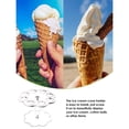 thumbnail image 2 of Acrylic Ice Cream Cone Holder / Chip Cone Holder / Counter Top Display Stand, 2 of 9
