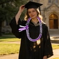 thumbnail image 6 of 2026 Graduation Ribbon Lei Necklace Class Of 2026 Grad Ribbon Money Lei Double Braided Graduation Lei Necklace Party Supplies 47.2in Multi Color, 6 of 6