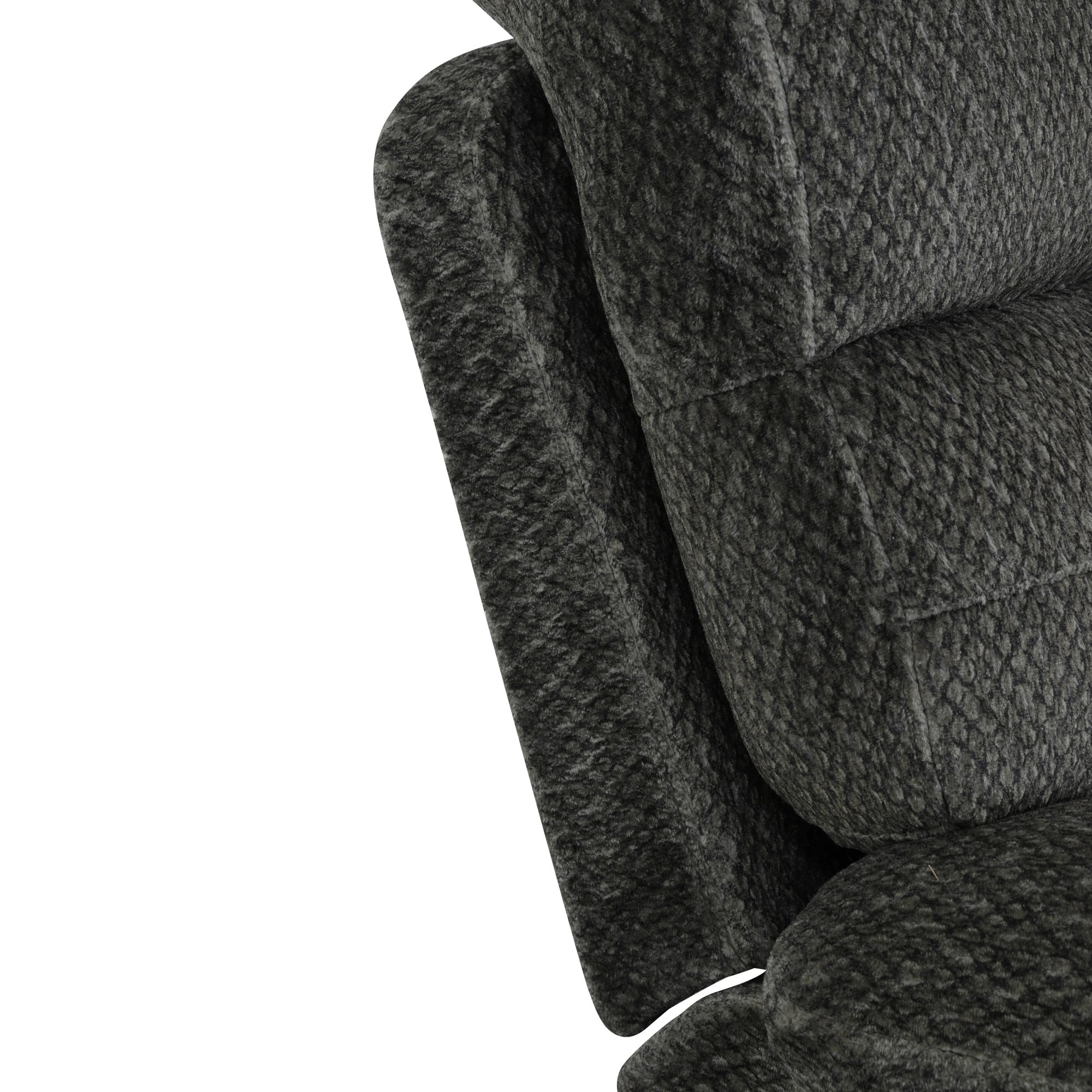 Gewnee 3‑Seater Power Recliner Sofa, Flocking Upholstery, USB Charging Port, Flip‑Up Tea Table, LED Ambient Light, Home Theater Seating for Living Room，Grey