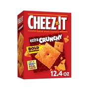 Cheez-It Bold Cheddar Cheese Crackers, Baked Snack Crackers, 12.4 oz