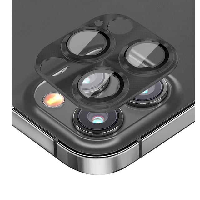 Cámara Lamina de aluminio para iPhone 14 Pro/14 Pro Max - Negra