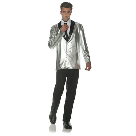Sliver Doo Wop Mens Adult 50S Singer Costume Accessory Jacket