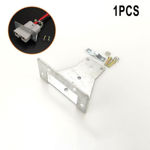 RANMEI High Quality Metal Mounting Bracket For 50A For Anderson Plugs Silver Finish