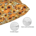 thumbnail image 5 of Cauagu Pumpkins And Sunflowers A Print Pillow Covers with Envelope Closure,1PC Pillow Cases Decorative Pillow Case for Bed & Couch, Pillows Not Included-14"x20", 5 of 6
