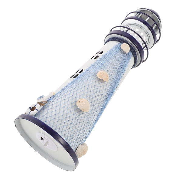 BEADCEST Farol Azul De Hierro Para Vintage Con Soporte Para Vela Colgante
