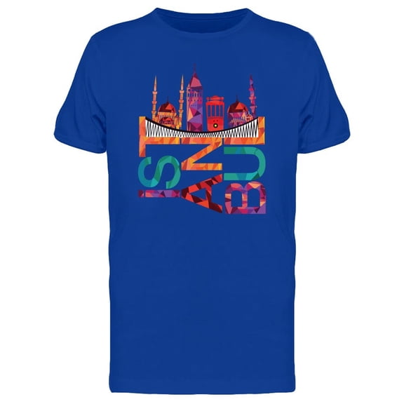 Colorful Istanbul Graphic Tee Men's -Image by Shutterstock