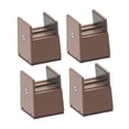 thumbnail image 2 of 4x Elevadores de cama Elevadores de muebles Elevadores de cama con absorción de impactos Bloques elevadores de cama ajustables para sofá Escritorio Altura 50mm, 2 of 8