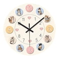 thumbnail image 3 of Reloj de pared decorativo, silencioso, acrílico, reloj decorativo moderno, creativo y bonito para 25 cm, 3 of 9