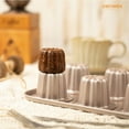 thumbnail image 7 of CHEFMADE 6-Cavity Canele Mold Cake Pan, Non-Stick Canele Muffin & Cupcake Bakeware, Oven Safe, Dishwasher Safe (Champagne Gold), 7 of 7
