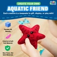 thumbnail image 6 of MOMOTOYS Kids Sewing Kit Toys, DIY Sea Life Plush Craft Supplies for Ages 7-12, 6 of 8