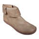 thumbnail image 4 of NECHOLOGY Botas Mujer Adulto Femenino Zapatos Botines mujer Moda mujer color sólido otoño cremallera plana botines cortos zapatos de punta redonda (Khaki, 8), 4 of 6