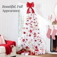 thumbnail image 5 of Best Choice Products Artificial Christmas Tree, 4.5ft Premium Unlit Pine Design, Dense Branches  w/Easy Assembly - White, 5 of 10