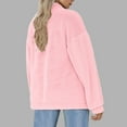 thumbnail image 4 of XUNKUSGA Jacket Women Faux Winter Coats for Women Long Sleeve Collared Button Down Jackets for Women Warm Fleece Lined Sherpa Women's Clothing S-2XL Pink, 4 of 6