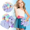 thumbnail image 2 of Peluche conejo bolso infantil monedero con forma de animal para niñas pequeñas, 2 of 8