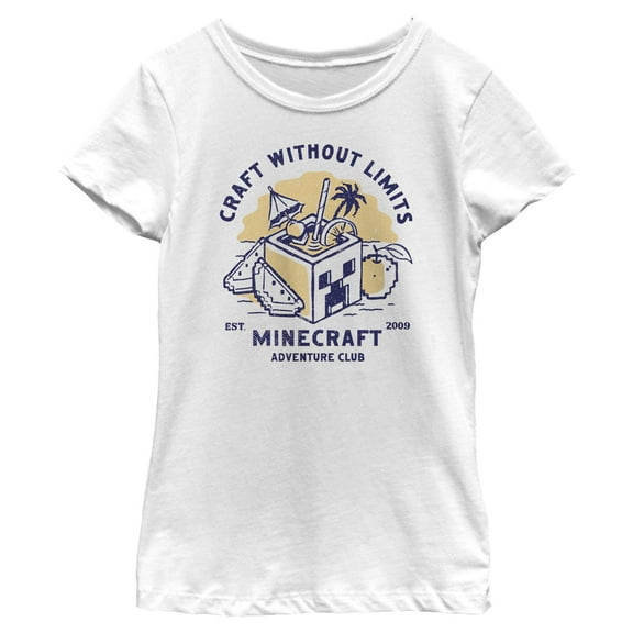 Girls Minecraft Craft Without Limits T Shirt