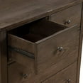 thumbnail image 3 of Origins by Alpine Classic Wood 4 Drawer Accent Chest in Salvaged Gray, 3 of 5