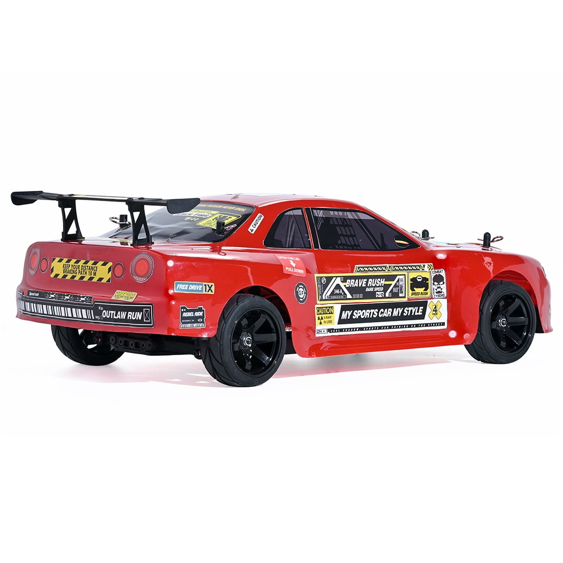 RH1003 1/10 Scale Nitro RC Car, CY 18 Engine, 2.4G 60KM/H HighSpeed Racing On-Road Vehicle, Gift for Enthusiast (RTR Version/Red Body)