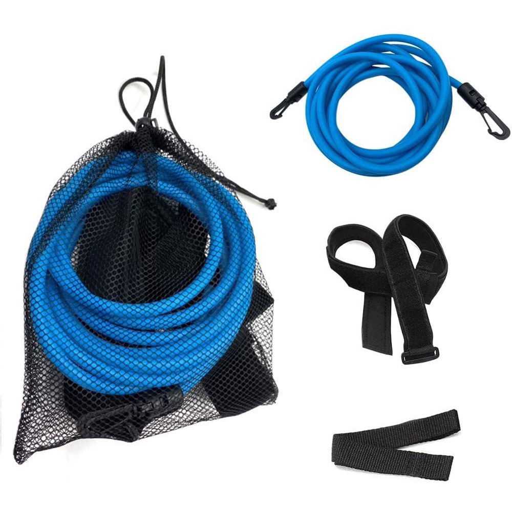 Swimming Belt Training Tether Swim Stationary Resistance Bungee Cords