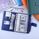 thumbnail image 2 of A6 Pu Leather Budget Binder Refillable 6 Ring Notebook Binder For A6 Refill Paper (a-5-f6), 2 of 4