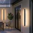 thumbnail image 3 of 39inch Outdoor Wall Lights, Modern Long LED Wall Sconce, Waterproof Ip65 Garage Lights Wall Mount Frosted White Acrylic Exterior Light Fixture, 3 of 8