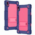 thumbnail image 2 of FIEWESEY For Jeazans OC101/Jeazans C107 10.1 inch tablet Case For Urao C107 Tablet Case with shoulder Strap Kickstand Kids Friendly For Freeski C107/HiGrace C107/ZOFYWNAS C107 10.1" - 2*NavyPink, 2 of 7