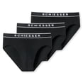 thumbnail image 1 of SCHIESSER Calzoncillos para hombre, paquete de 3 - «95/5», calzoncillos rio, cintura con logotipo, algodón elástico Negro XL (X-Large), 1 of 4