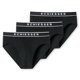 thumbnail image 1 of SCHIESSER Calzoncillos para hombre, paquete de 3 - «95/5», calzoncillos rio, cintura con logotipo, algodón elástico Negro M (Medium), 1 of 4