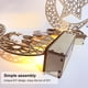 thumbnail image 2 of Adorno De Luz Nocturna Ramadan LED Lámpara de dormitorio Creative Chic Moon Star Decor Lightings para Eid Al Fitr, 2 of 7
