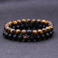 thumbnail image 2 of 2Pcs Men Women 8mm Chakra Beads Elastic Natural Agate Bracelet, Xinsrenus Under $5! 2Pcs Men Women 8mm Chakra, 2 of 2