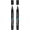 Black, variant on Overseas Black Paint Pens Paint Markers - Permanent Acrylic Markers 2 Pack, Water Based, Quick Dry, Waterproof Paint Marker Pen for Rock, Wood, Plastic, Metal, Canvas, Glass, Fabric, Mugs. Medium Tip
