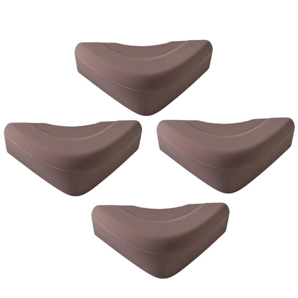 Protectores de esquinas para mesas y muebles marrón