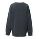 thumbnail image 5 of Sudadera extragrande de lana de manga larga con cuello redondo y estampado suelto para mujer Pompotops gfhjh17571, 5 of 7