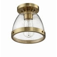 thumbnail image 2 of X1408-SB Craftmade Lighting Lodie - 1 Light Flush Mount-Satin Brass Finish, 2 of 5