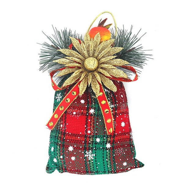 Colgantes navideños de tela para árboles y puertas, adornos colgantes, decoraciones para fiestas