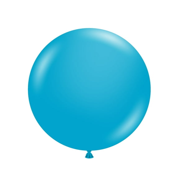 Tuf-Tex 17" Turquoise Latex Balloons (50 ct)