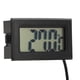 thumbnail image 2 of Termómetro digital electrónico integrado LCD negro Medidor de temperatura de sonda impermeable para incubadora, 2 of 10