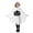 AB244 White, variant on Bainana Child Halloween Onesie Cosplay Ghost Robe Outfits Lightweight Long Sleeve Hooded Pumpkin Print Robe Boys And Girls School Play Clothes